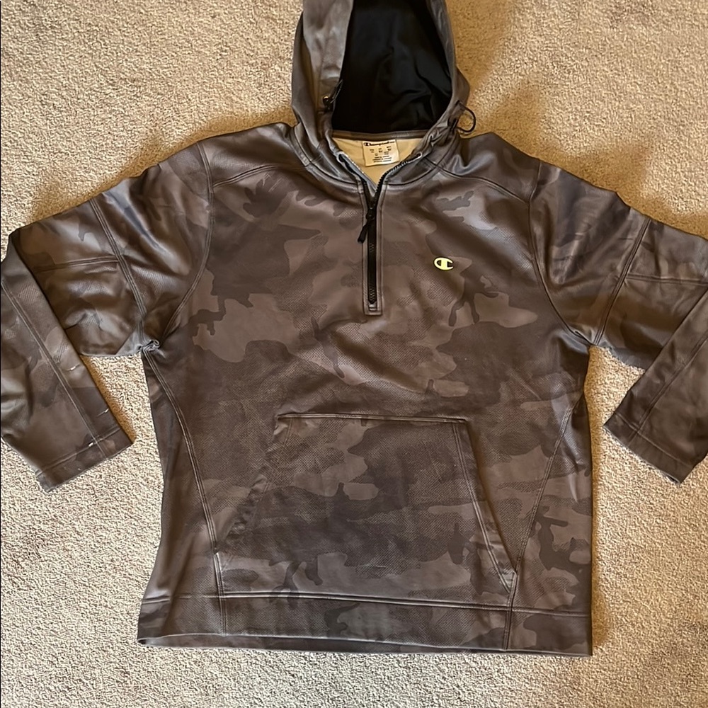 Champion Camouflage Gray Hoodie